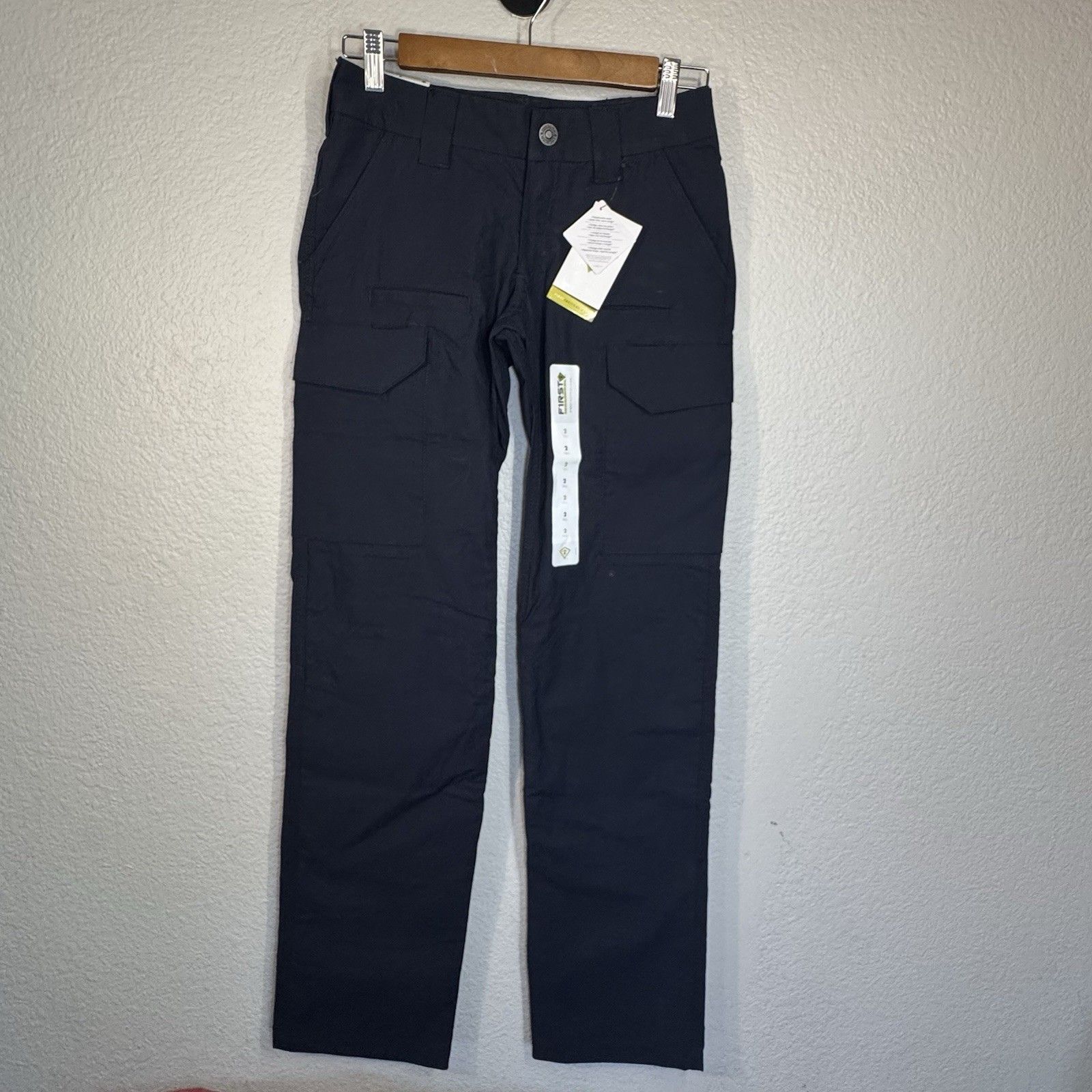 First Tactical Work Pants New Navy Articulated Utility Pockets Durable W 2 Tall